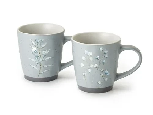 Mug "Leah" stoneware, 2 assorted
